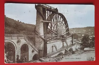 Vintage Webb Postcard - Laxey Wheel Isle Of Man - 1920 #z • £1.50
