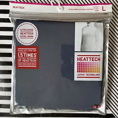 Uniqlo Extra Warm HEATTECH Turtle Neck LARGE ~ NEW In Packet • £14.95