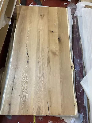 £449 • Buy Reclaimed Funky Modern Heavy Live Edge Design Oak Top Work Top 180cm X 90cm