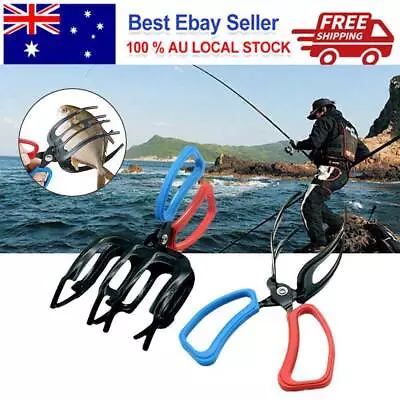 Fishing Pliers Gripper Metal Fish Control Clamp Claw Tong Grip Tackle Tool AU • $11.03