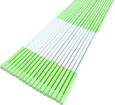 Driveway Markers 4'Green 20pack For Roadway 360 Degree Point Of View • $30.39