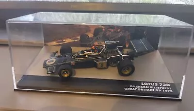 Altaya 1:43 Emerson Fittipaldi 1972 Lotus 72D British GP • £8