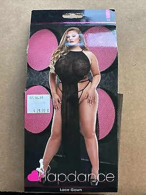 Lap Dance Lace Gown Queen Size One Size (16-20)  New In Box • £14.47