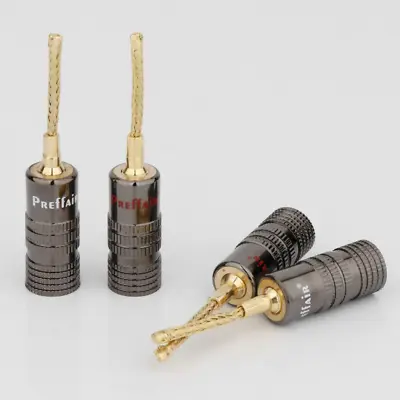 4/8/12PCS 2MM Copper Banana Plugs Gold Plated Braided Speaker Cables Connectors • $8.49