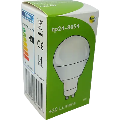 £26.25 • Buy TP24 8054 LED Golf Ball Light Bulb 4W GU10 L1 Warm White 3000K