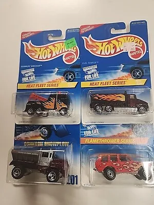 1990s Era Hot Wheels Lot 4 -  Snow Plow Wrecker Tanker Range Rover • $4.99