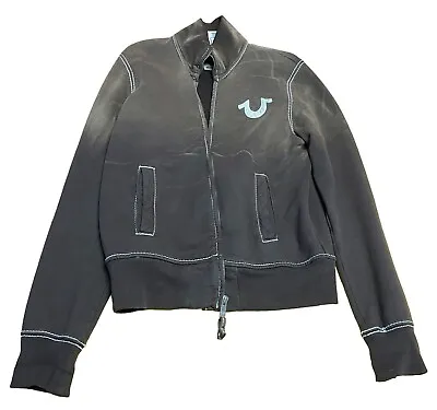 Genuine True Religion Track Sweat Jacket/Sweater (M) Men's Medium Vintage Brown • $59