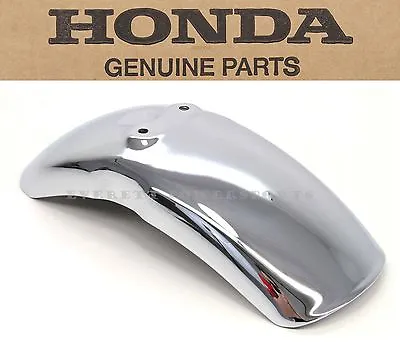 Front Fender 72-77 Z50 A Mini Trail OEM Honda Chrome Mud Guard (See Notes) #W33 • $92.30