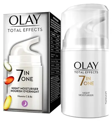 $20.54 • Buy OLAY Total Effects 7 In ONE Anti-Ageing Moisturiser-SPF, NIGHT, FRAGRANCE FREE