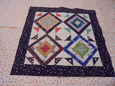 Mini Geometric Quilt Top/wall Hanging  • $10