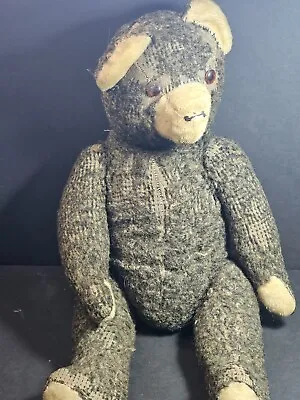 18  Teddy Bear 1930s Black Still Growls When Moved • $149.99