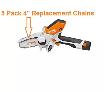 5 Pack 4  Chainsaw Chain 1/4  .043 28DL For STIHL GTA 26 Blade Pruner Mini Saw • $45