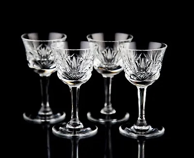 Gorham Cherrywood Cordial Glasses Set Of 4 Elegant Vintage Crystal Stemware • $79.95