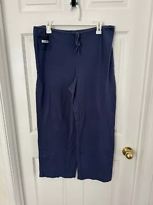 Ralph Lauren Men’s Navy Blue Pajama Bottoms Size Large Vintage • $14.99