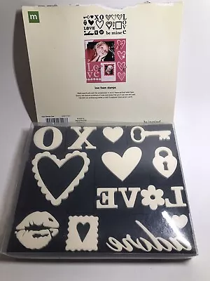 Making Memories LOVE Foam Stamps Hearts Lock & Key Endearments Crafts New • $14.99