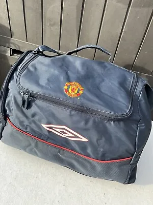 Vintage Manchester United 1990s Retro Umbro Shoulder Bag VGC MUFC Rare Beckham • £60