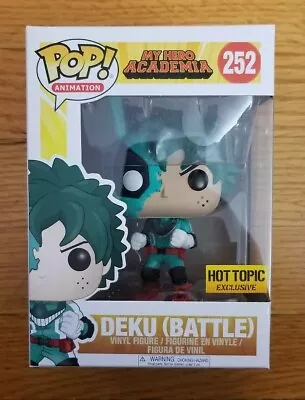 Funko Pop! Battle Deku My Hero Academia - Deku (Battle) Hot Topic Exclusive 252 • $29.98