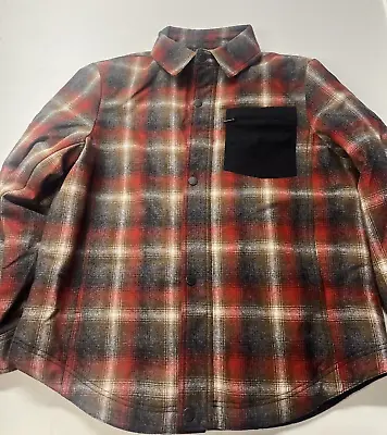 Pendleton Men’s Two-Layer Wool Blend Shirt Jacket RED XXL 2XL • $79.99