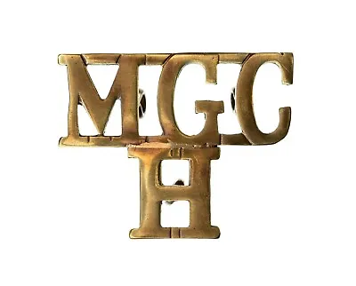 Machine Gun Corps Heavy Shoulder Title Brass Metal • £45