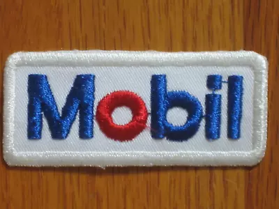 Mobil Oil Cloth Patch Vintage 1980 Exxon Employee Uniform • $10