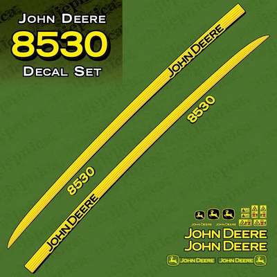 $196.33 • Buy John Deere 8530 Tractor Decal Aufkleber Adesivo Sticker Set
