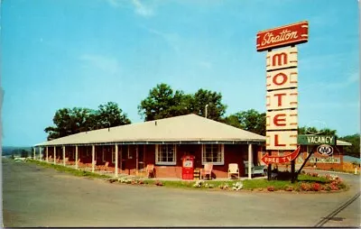 Vintage Postcard Neon Sign Stratton Motel Knoxville Tennessee A12 • $4.99