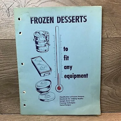 Pet Milk Company Booklet  Frozen Desserts To Fit Any Equipment Vintage  • $9.58