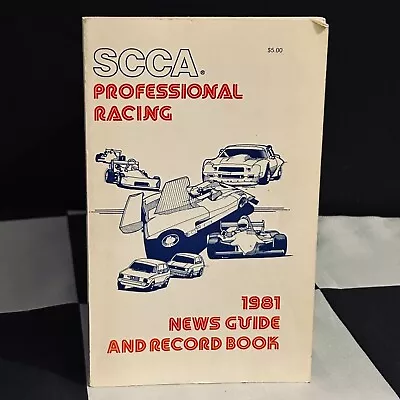 1981 Scca Professional Racing News Guide And Record Book Programme Can-am Trans • £14.99