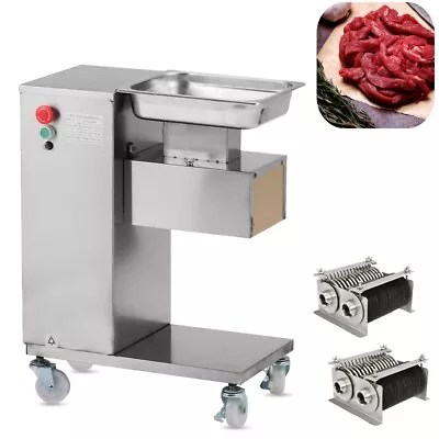 2 Sets Blade Meat Cutting Machine Meat Slicer Meat Cutter Food Cutter 1102 Lbs/h • $1250.45