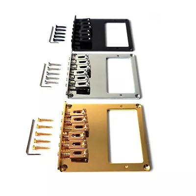 £13.99 • Buy Telecaster Humbucker Electric Guitar Bridge With 6 Saddles - Chrome, Black, Gold