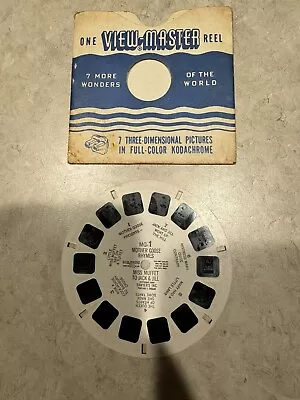 View-Master Reel MG-1 Mother Goose Miss Muffet To Jack & Jill Single Reel • $10