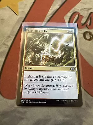 Lightning Helix Light Play English Magic The Gathering MTG Double Masters 2022 • $1.29