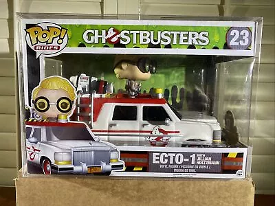 Funko Pop Rides Ghostbusters 2016 Ecto-1 Jillian Holtzmann #23 In Protector. • £18.99