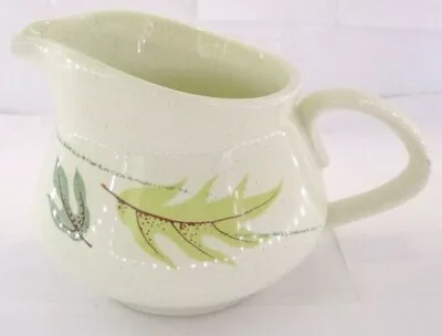 Creamer Pitcher Vintage 50s Franciscan Autumn Leaves Sauce Syrup • $11.99