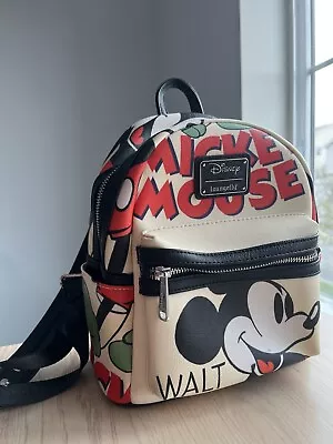 Loungefly Disney Classic Mickey Mouse Mini Backpack • $76