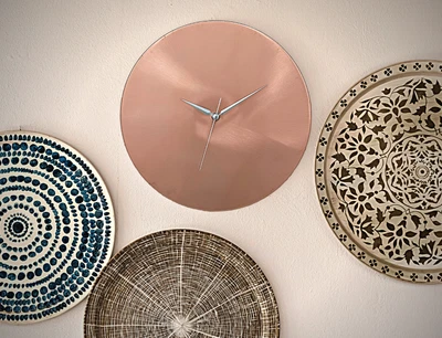 £96.26 • Buy Modern Minimalist Handmade Pure Copper Wall Clock For Art Deco Wall Decor