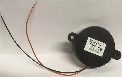 $4.95 • Buy Mallory Sonalert PS-562 Piezo Indicator 100dB@100cm At Rated Voltage 5-15vdc NOS