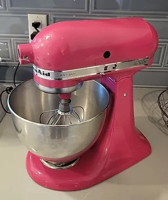 KitchenAid Stand Mixer 5 Qt Hot Pink W/ Attachment Barbie Colored Kitchen Aid • $325