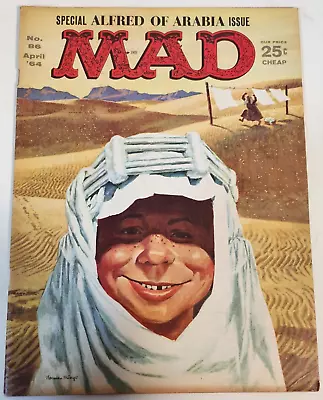 Mad Magazine No. 86 April 1964 Special Alfred Of Arabia Issue • $16.99