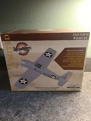 GearBox 1942 WWII F4F-4 Wildcat Red Rippers U.S.S Ranger VF-41 Bank #11503 Bank  • $45.99