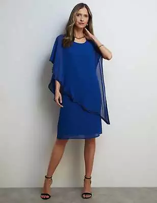 AU 10 - NONI B - Womens Dress - Embellished Edge Overlay Dress • $25.03