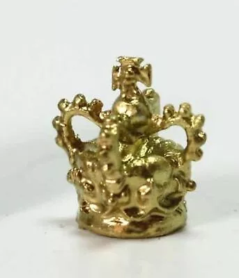 Dollhouse Miniature 1:12 Scale Ornate Gold Crown • $3.99