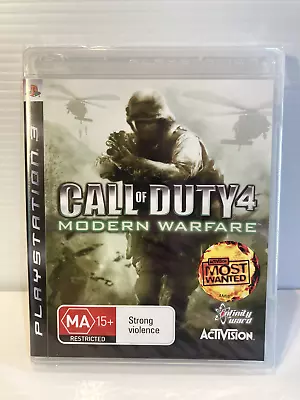 Call Of Duty 4 : Modern Warfare PlayStation 3 PS3 (2007) New & Sealed • $99.95