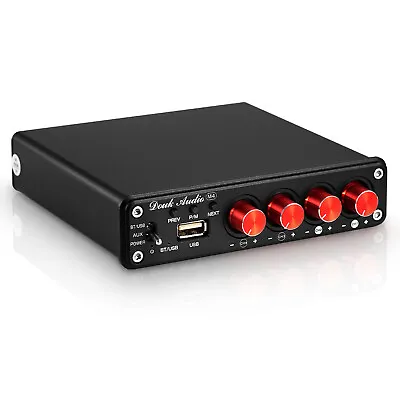 Douk Audio M4 4 Channel Bluetooth 5.0 Digital Audio Amplifier USB Player • £69.99