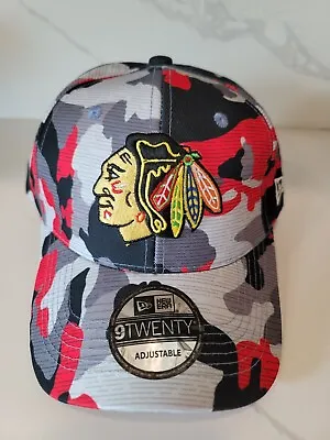 Chicago BlackHawks Baseball Hat - Camo • $16.95