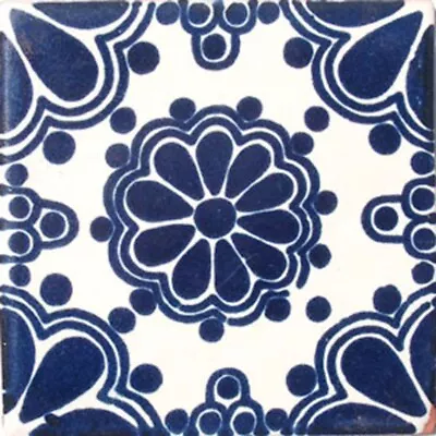 C#028) Mexican Tiles Ceramic Hand Made Spanish Influence Talavera Mosaic Art • $1.75