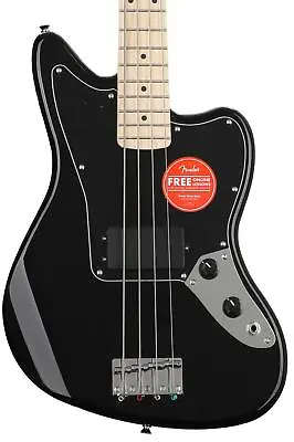 Squier Affinity Series Jaguar Bass H - Black With Maple Fingerboard • $249.99