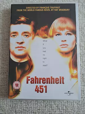 Fahrenheit 451 - Oskar Werner Julie Christie.  DVD • £6.95