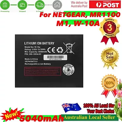 2024s Battery For Netgear W-10A NightHawk Router/Modem M1 MR1100 308-10034-01 • $19.80