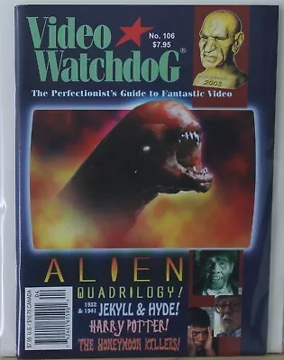 Video Watchdog Magazine No. 106 (APRIL 2004) Alien/Jekyll & Hyde • $7.95